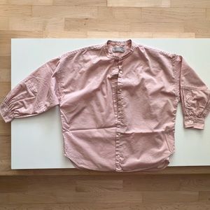 Everlane "The Collarless Air Shirt" size 0. EUC